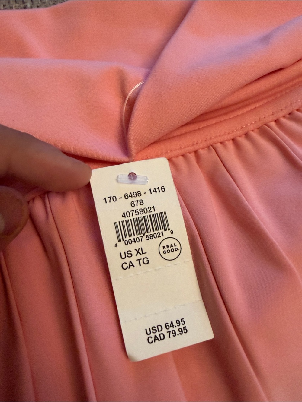 BRAND NEW WITH TAGS aerie Coral Pink Active Skirt Size XL - Picture 3 of 11